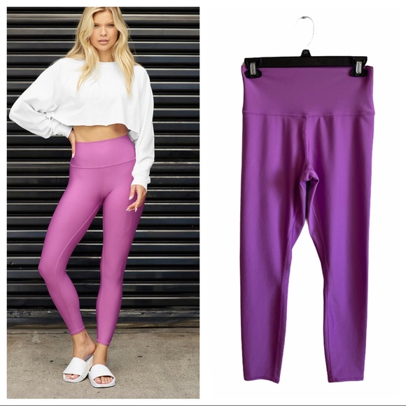 ALO Yoga Pants - New Alo Yoga 7/8 high waist airlift legging violet